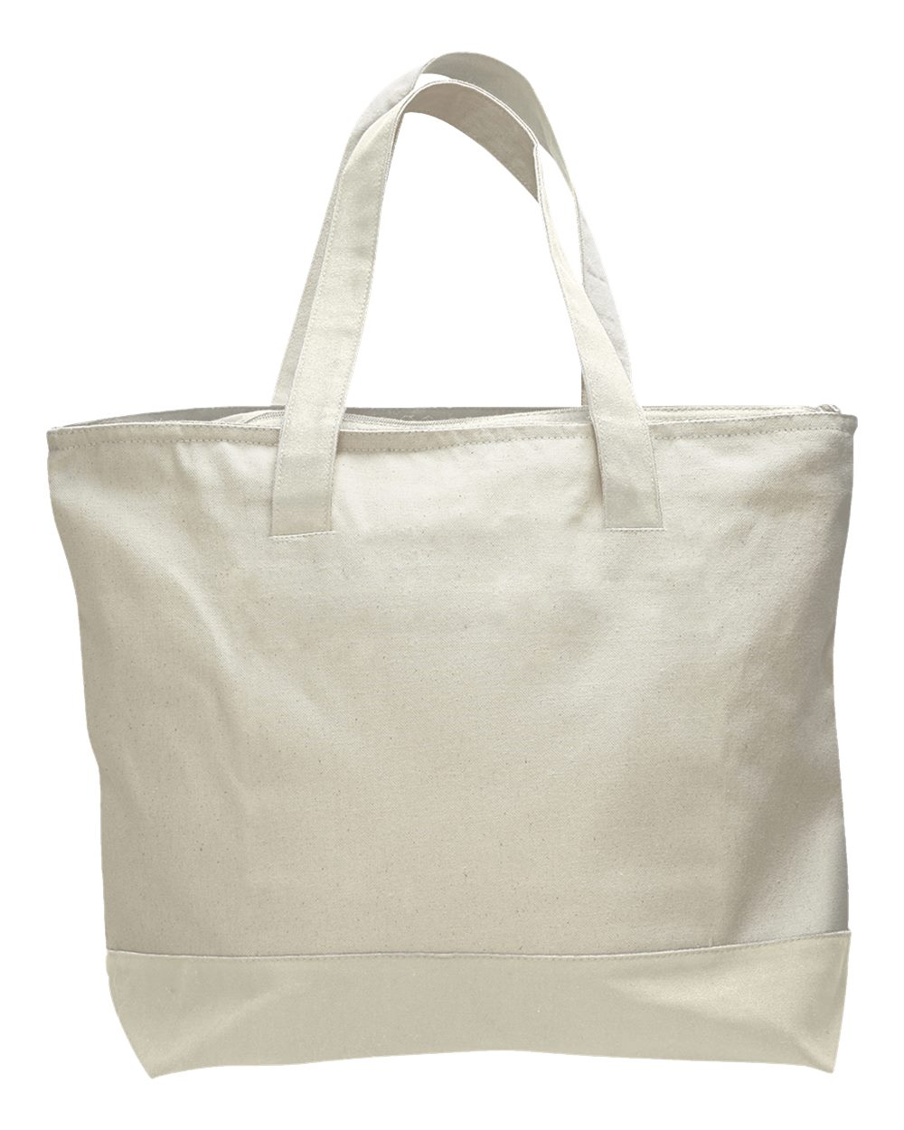 19L Zippered Tote - Back - B45595240 - Natural/ Natural