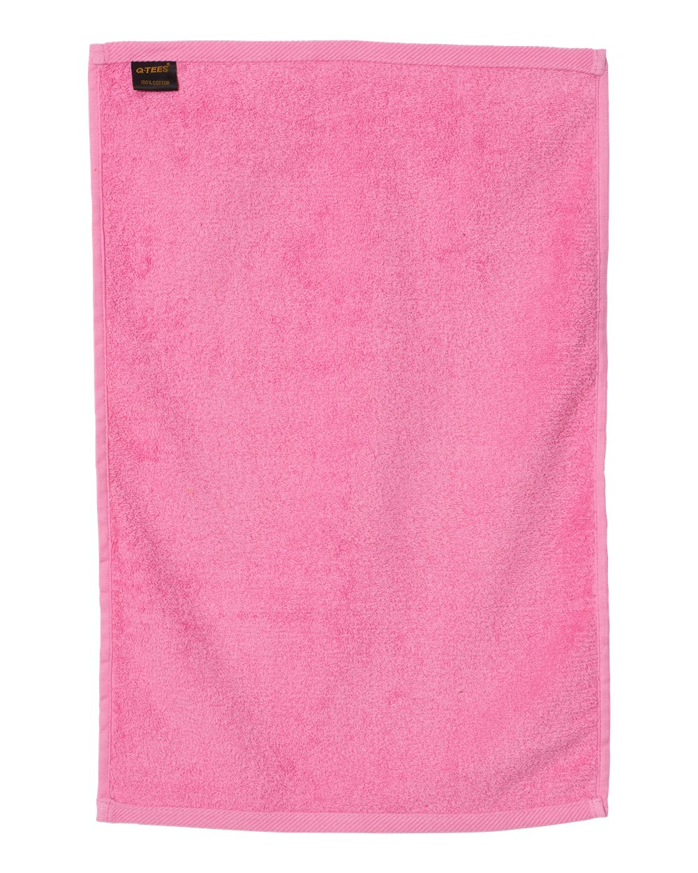 Hemmed Hand Towel - Back - B05895560 - Azalea