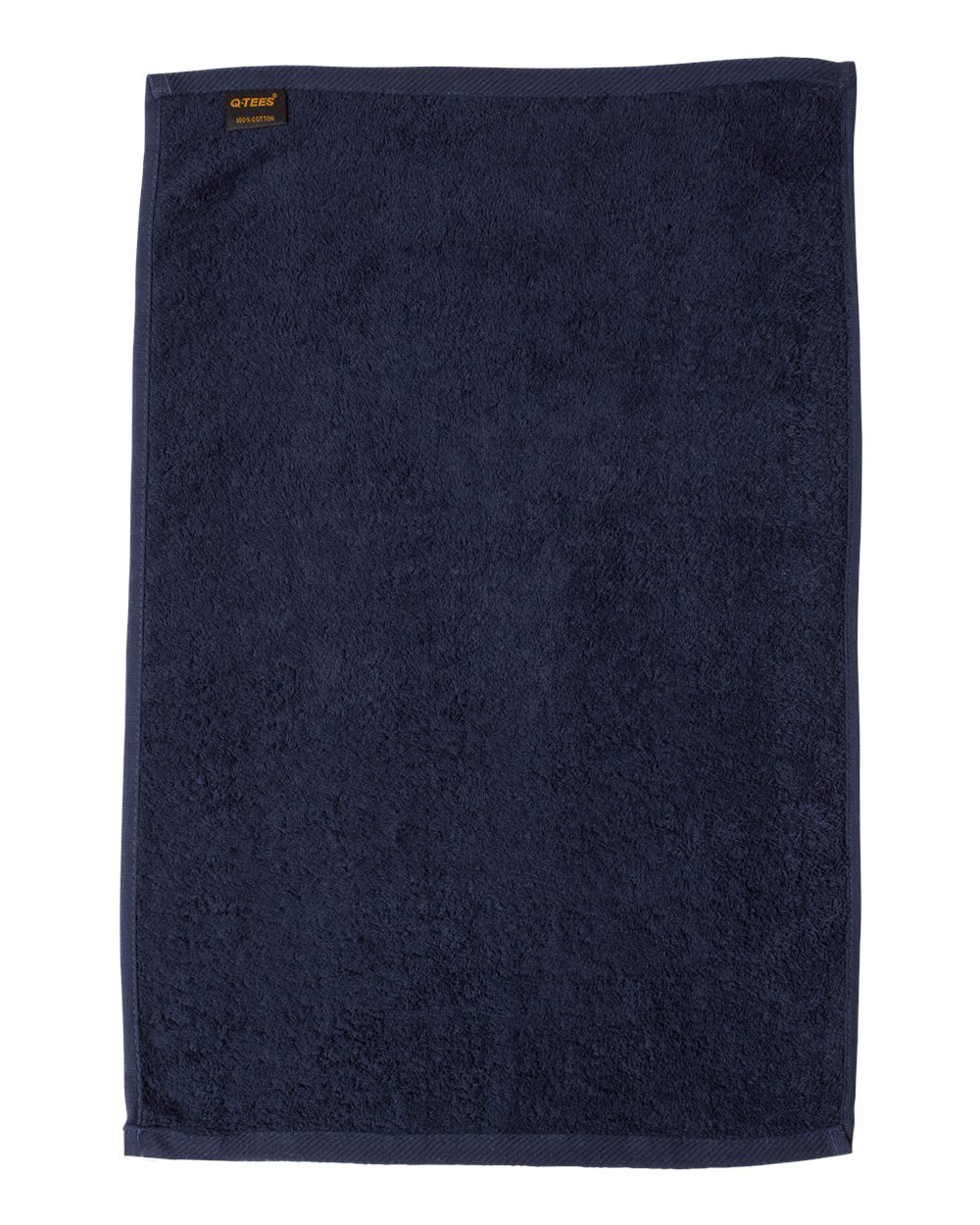 Hemmed Hand Towel - Back - B05895650 - Navy