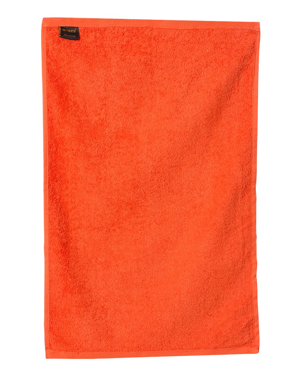 Hemmed Hand Towel - Back - B05895660 - Orange