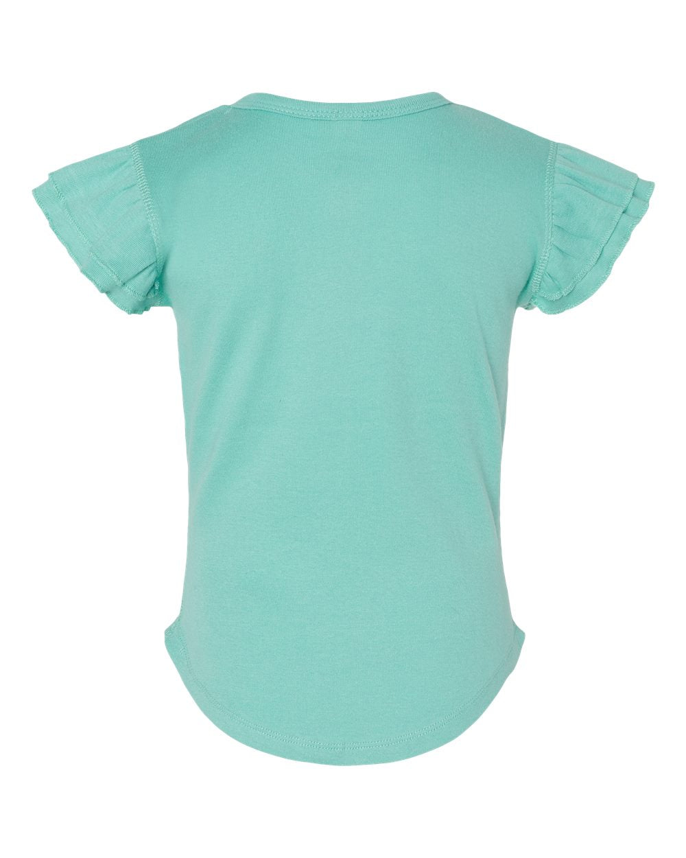 Toddler Flutter Sleeve Tee - Back - B06738813 - Saltwater