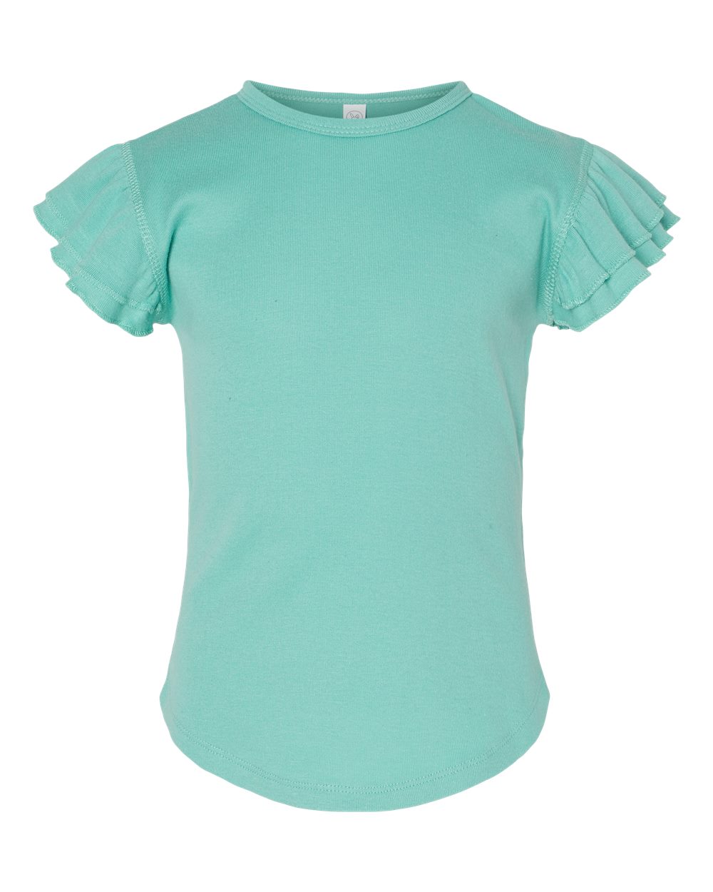Toddler Flutter Sleeve Tee - Front - B06738813 - Saltwater