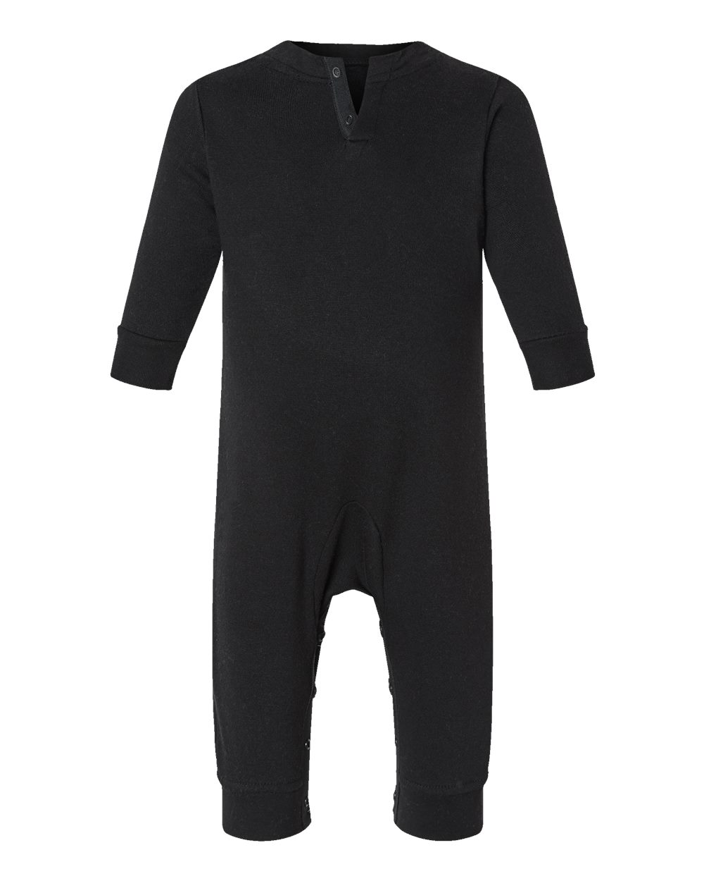 Infant Fleece One-Piece - Back - B07238502 - Black