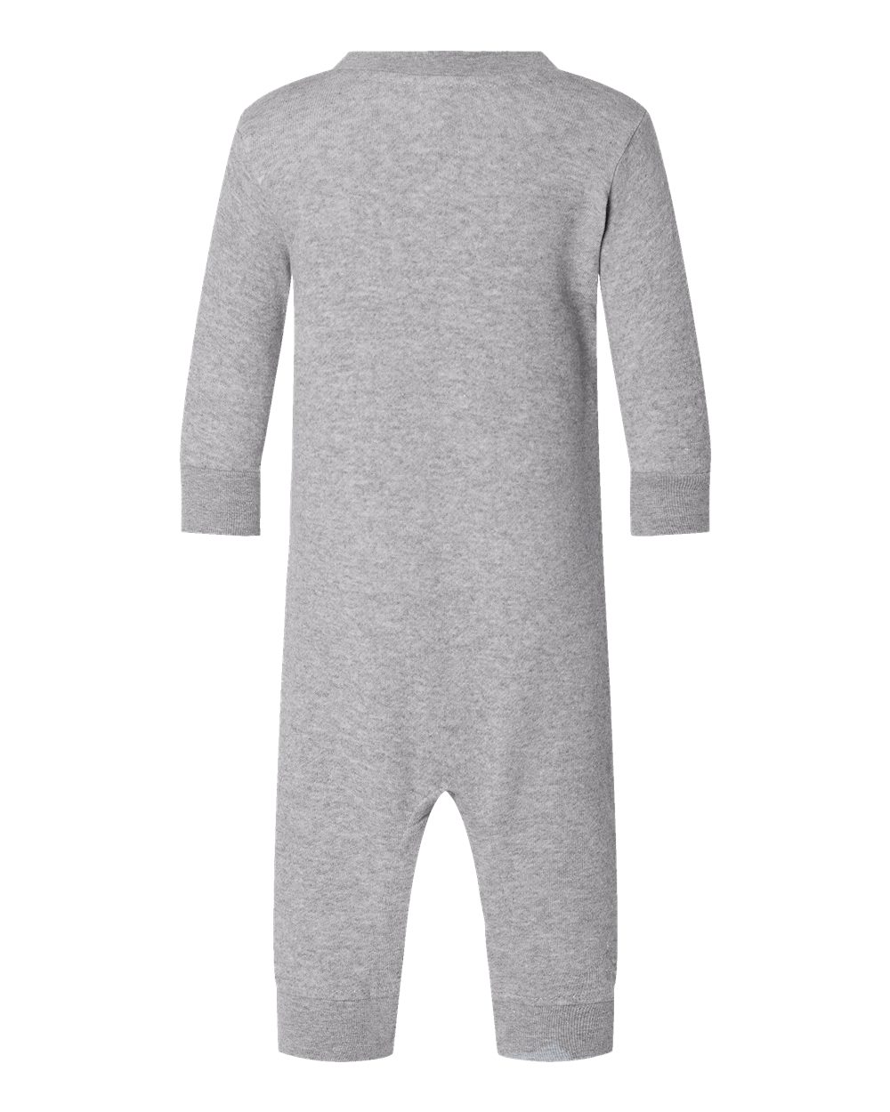 Infant Fleece One-Piece - Front - B07238582 - Heather