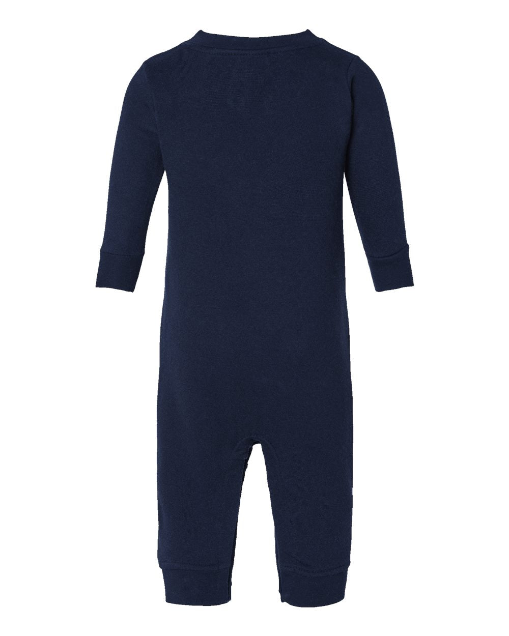 Infant Fleece One-Piece - Front - B07238652 - Navy