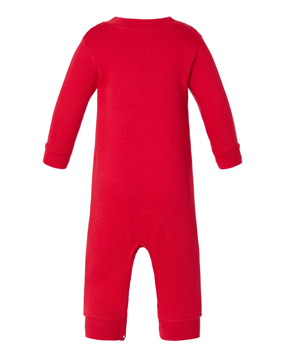 Infant Fleece One-Piece - Front - B07238702 - Red