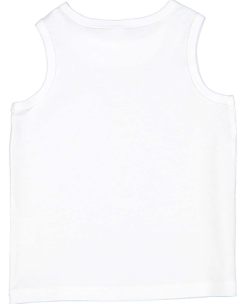 Toddler Fine Jersey Tank - Back - B08538003 - White