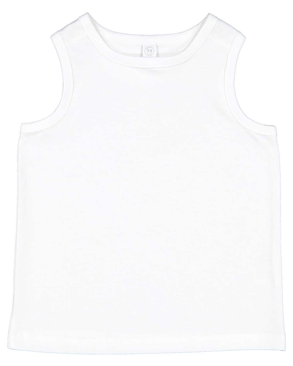 Toddler Fine Jersey Tank - Front - B08538003 - White