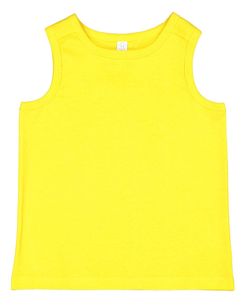 Toddler Fine Jersey Tank - Front - B08538403 - Yellow