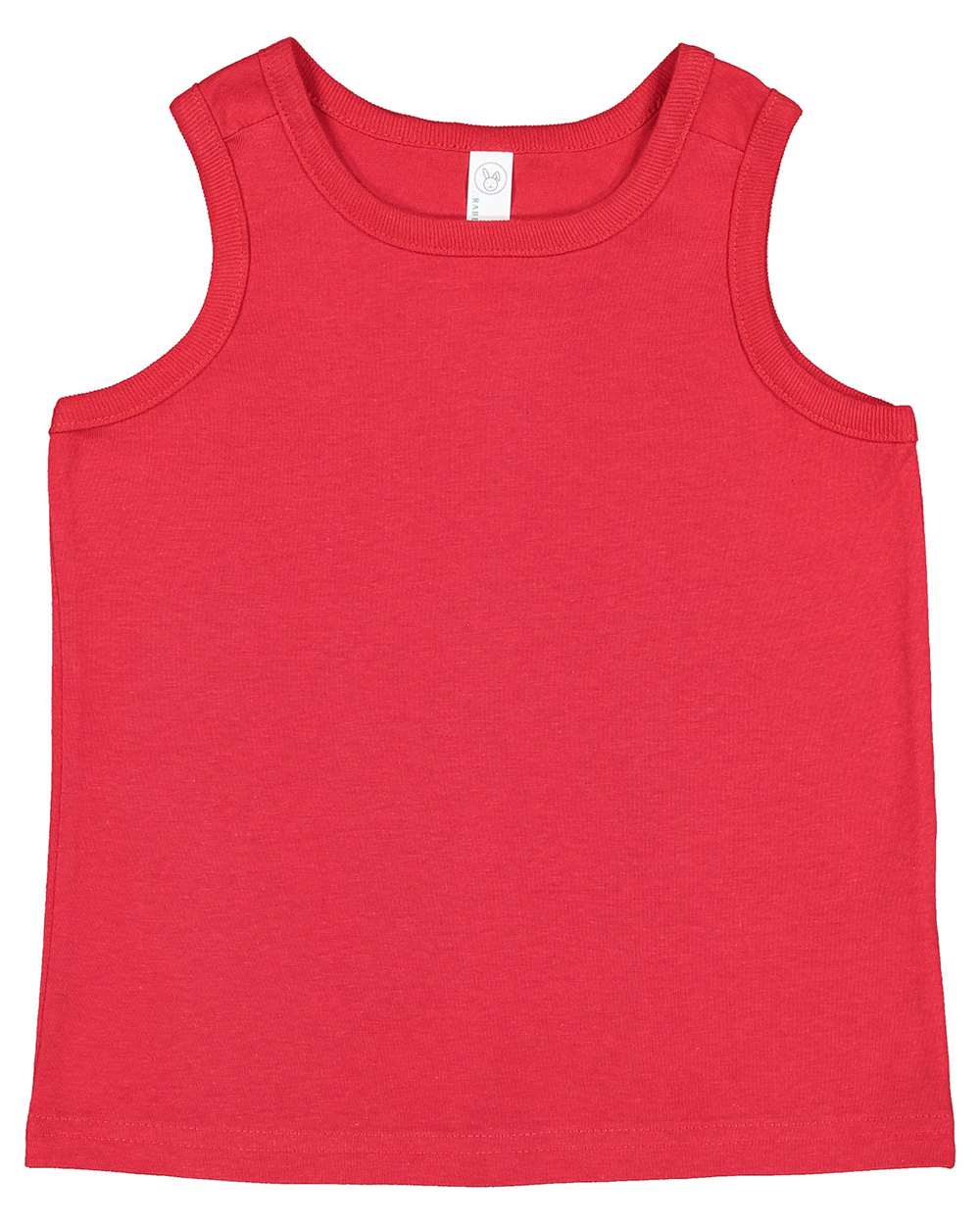Toddler Fine Jersey Tank - Front - B08538703 - Red