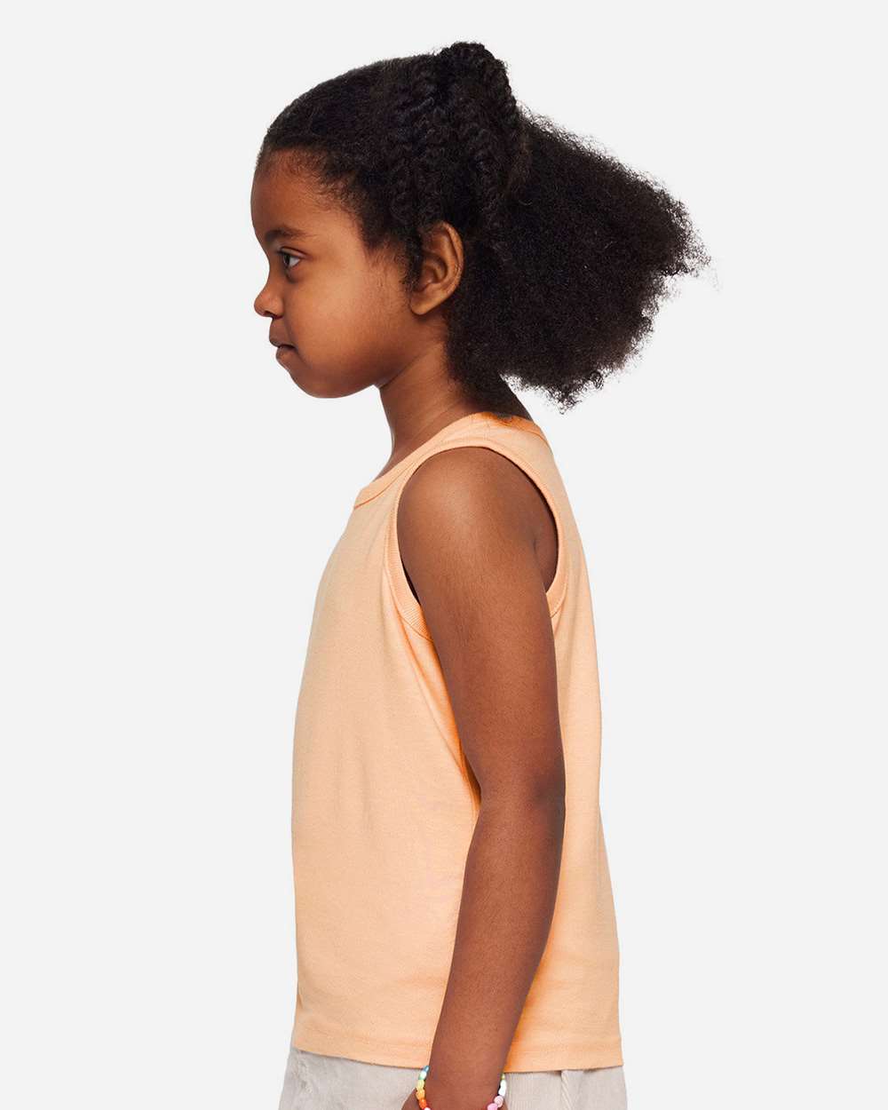 Toddler Fine Jersey Tank - OnModelSide - B08538853 - Sunset