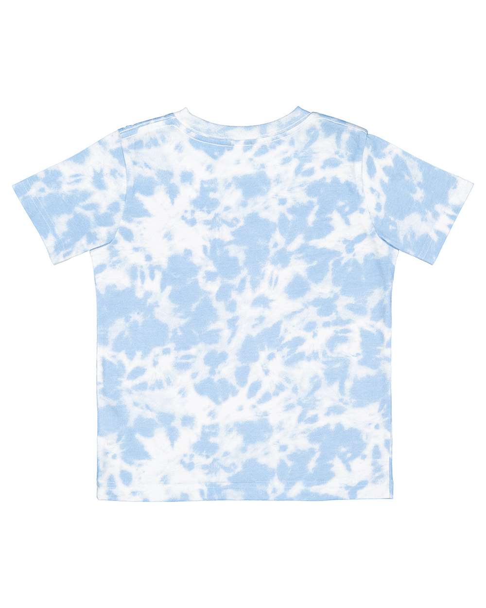 Toddler Fine Jersey Tee - Extended Colors - Back - B10038253 - Sky Tie Dye