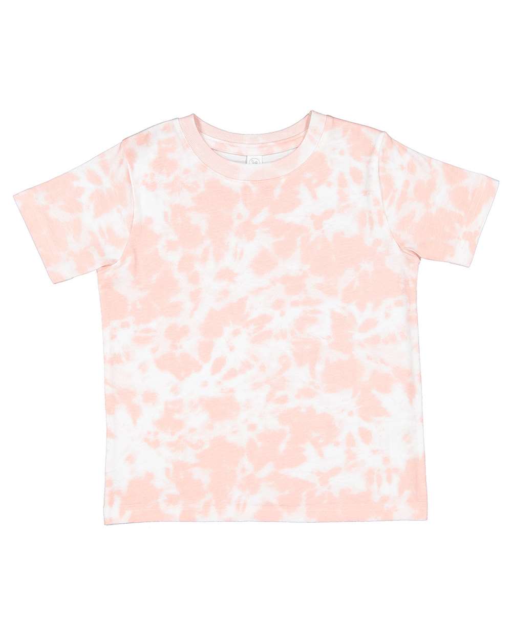 Toddler Fine Jersey Tee - Extended Colors - Front - B10038303 - Rose Tie Dye