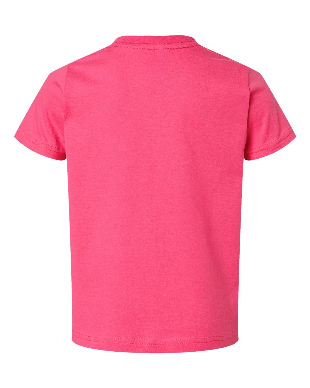 Toddler Fine Jersey Tee - Back - B31838313 - Hot Pink