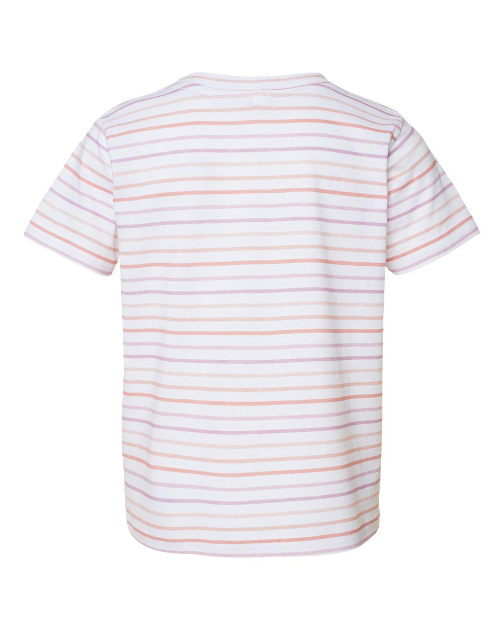 Toddler Fine Jersey Tee - Back - B31838593 - Lilac Stripe