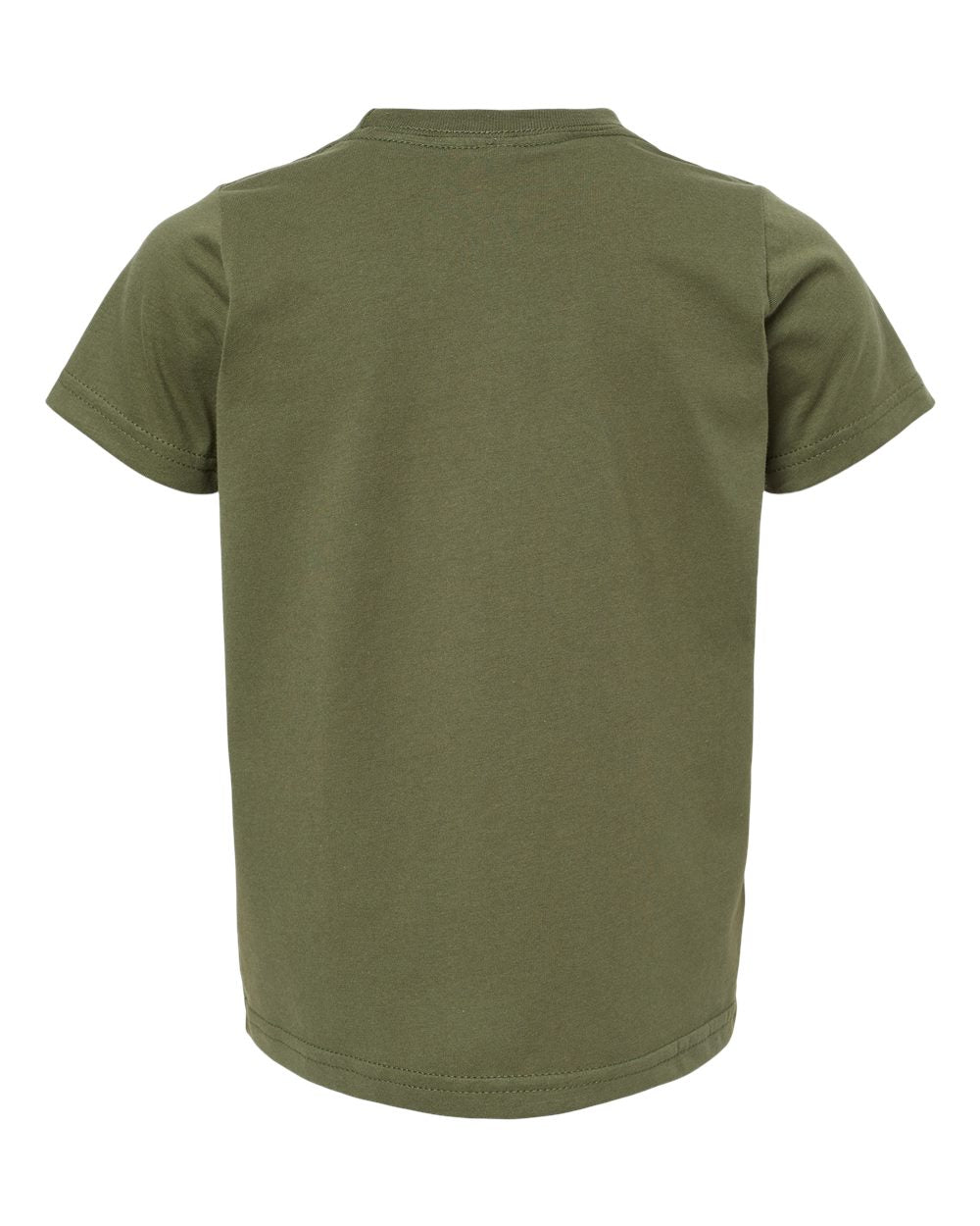 Toddler Fine Jersey Tee - Back - B31838633 - Military Green