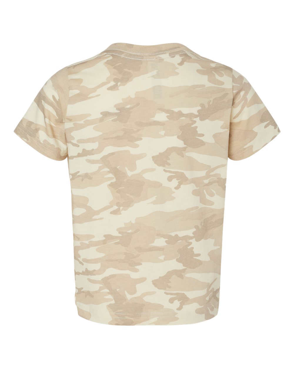 Toddler Fine Jersey Tee - Back - B31838723 - Natural Camo
