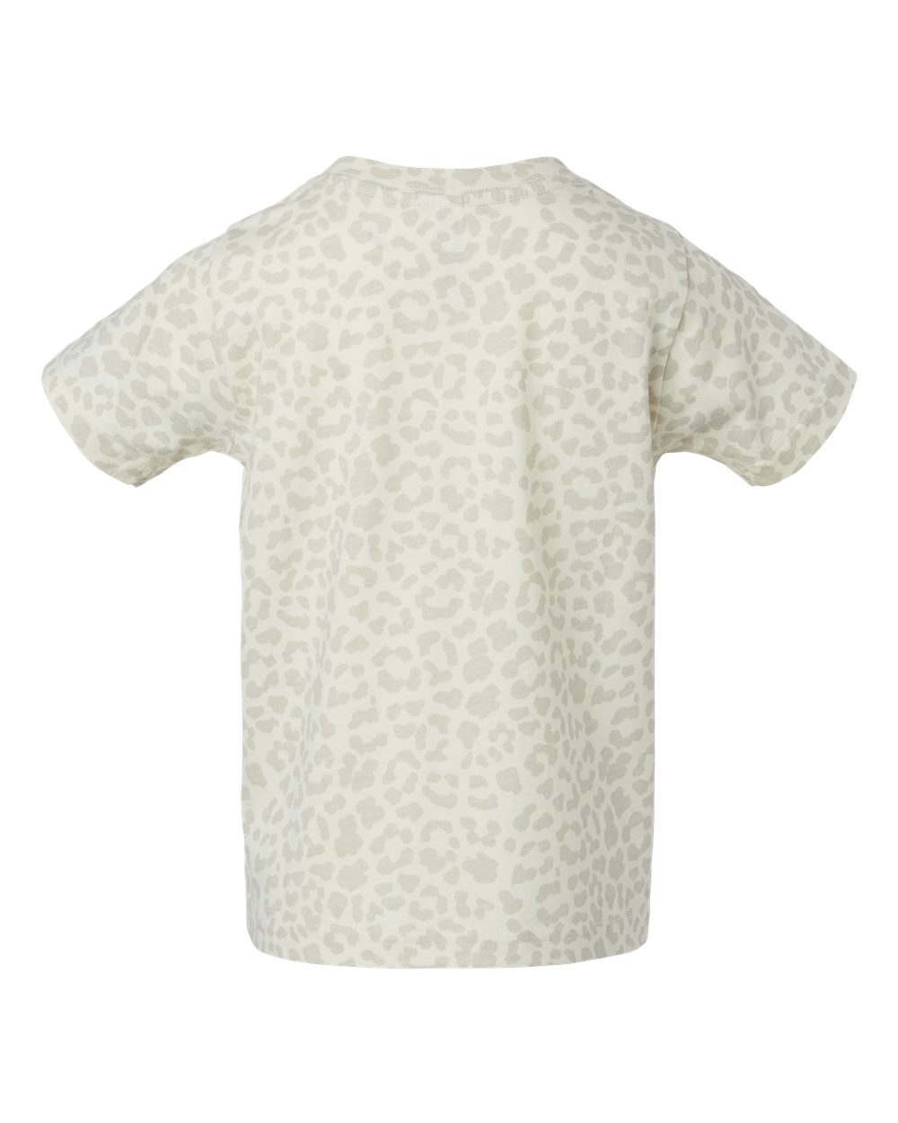 Toddler Fine Jersey Tee - Back - B31838733 - Natural Leopard