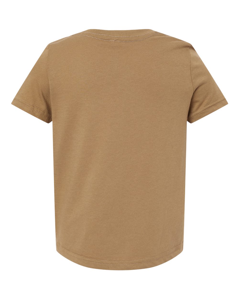 Toddler Fine Jersey Tee - Back - B31838873 - Coyote Brown