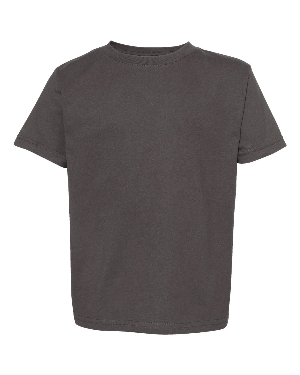 Toddler Fine Jersey Tee - Front - B31838093 - Charcoal