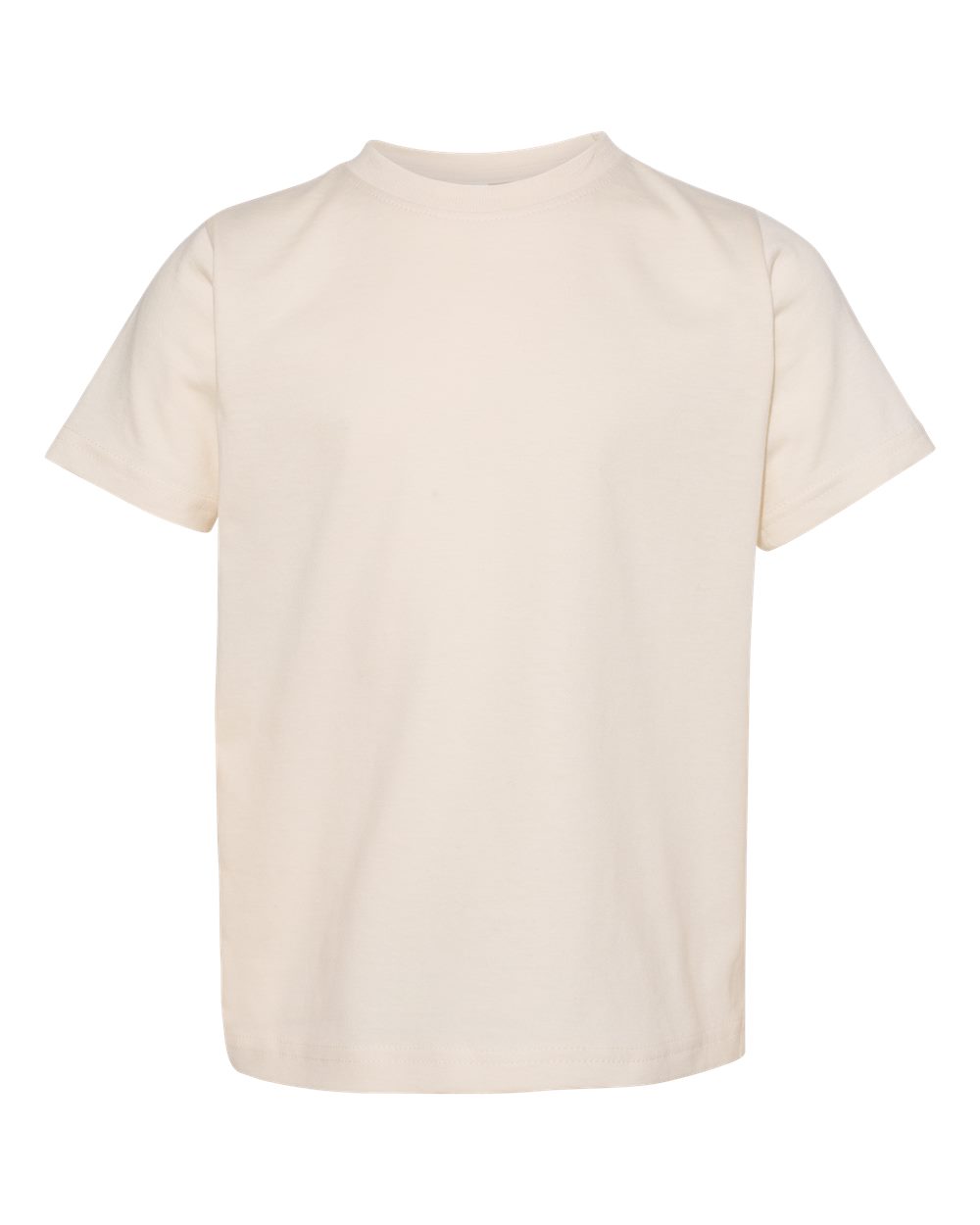 Toddler Fine Jersey Tee - Front - B31838233 - Natural