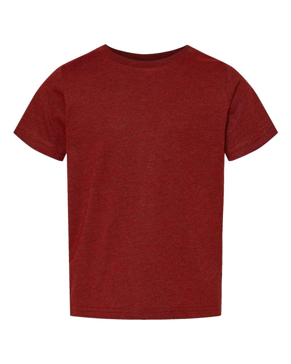 Toddler Fine Jersey Tee - Front - B31838563 - Cardinal Blackout