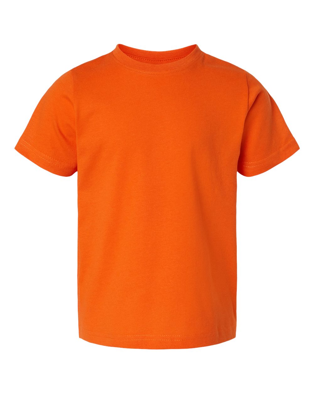 Toddler Fine Jersey Tee - Front - B31838663 - Orange