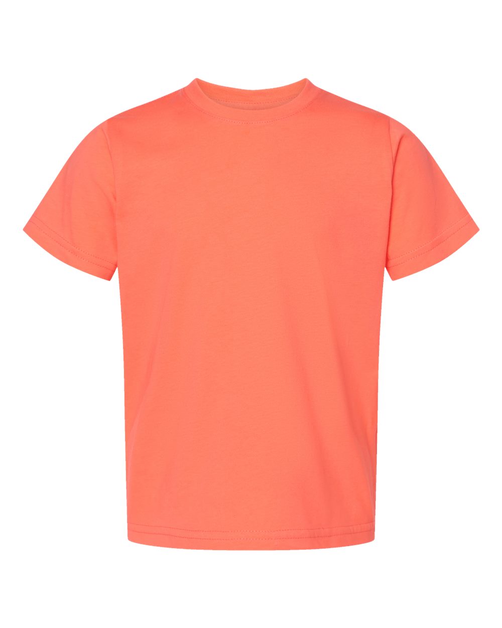 Toddler Fine Jersey Tee - Front - B31838823 - Papaya