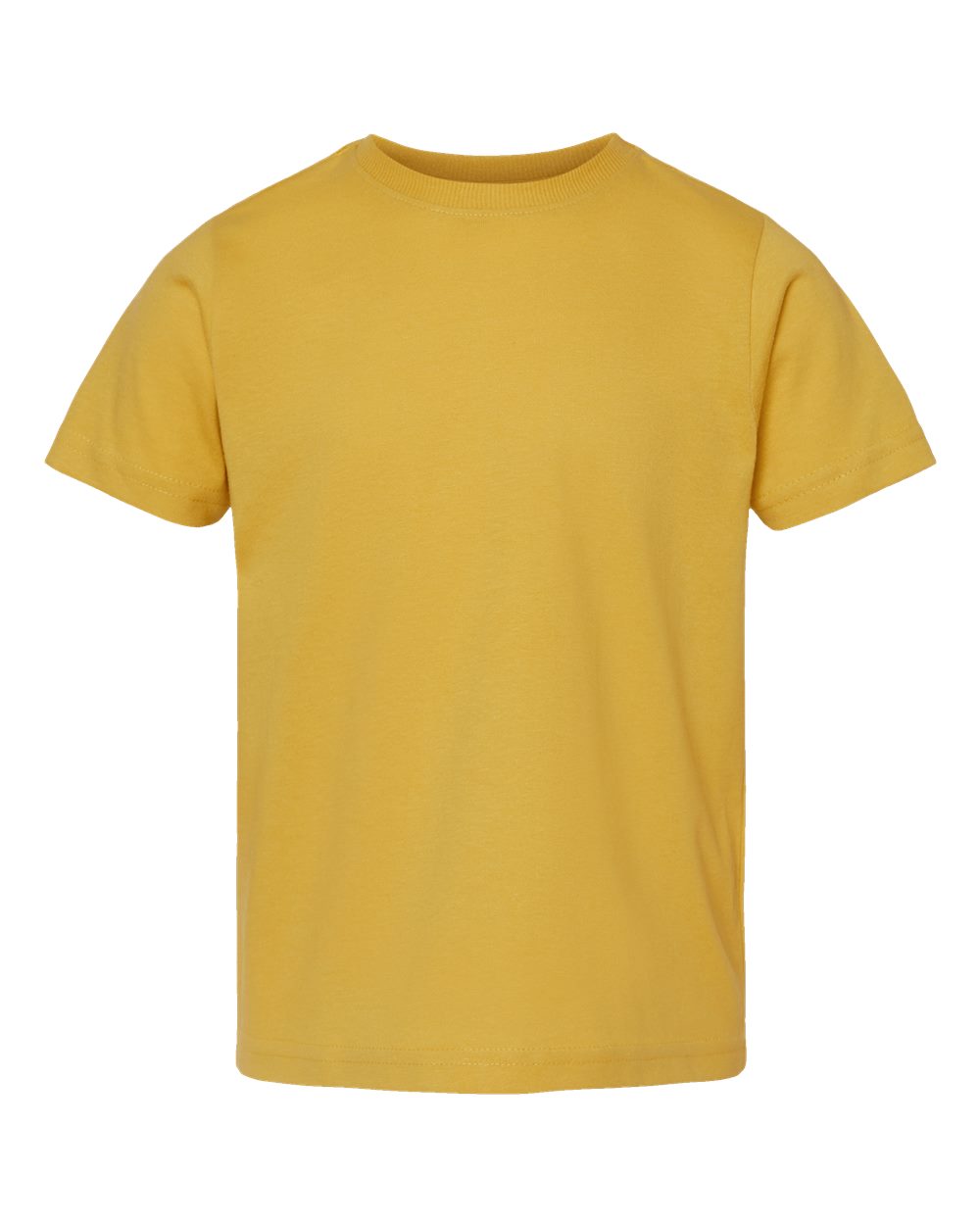 Toddler Fine Jersey Tee - Front - B31838863 - Mustard