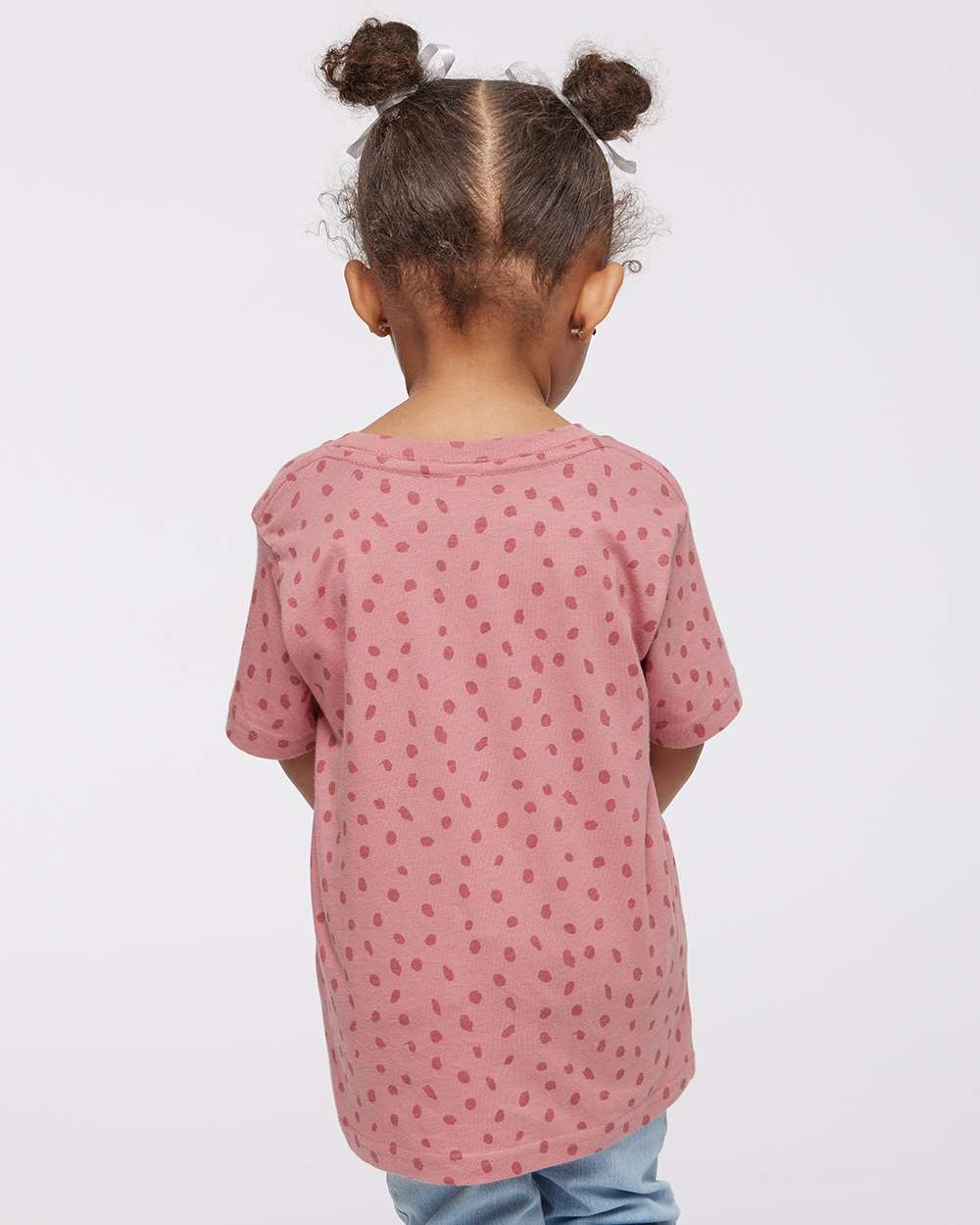 Toddler Fine Jersey Tee - OnModelBack - B31838393 - Mauvelous Spot
