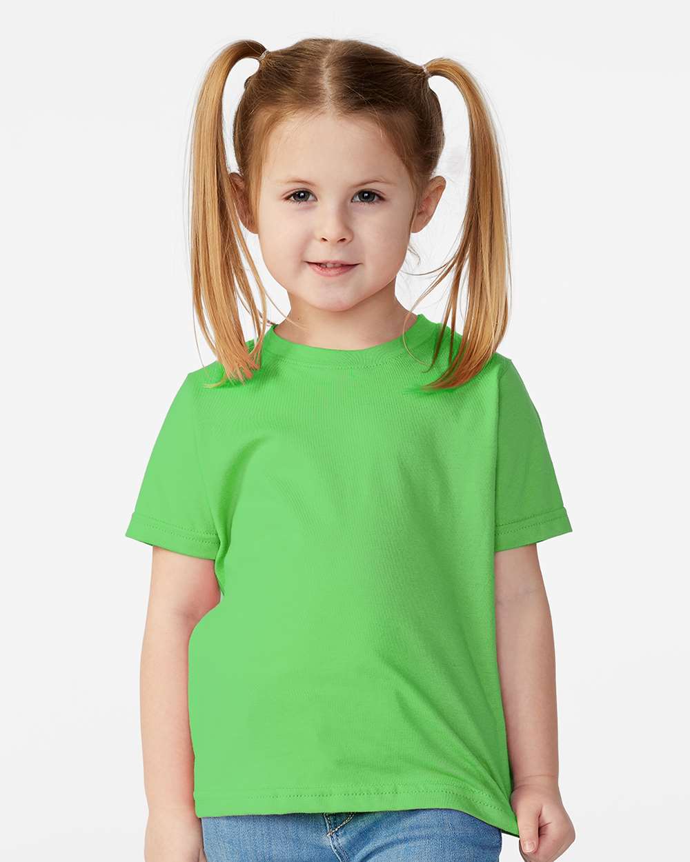 Toddler Fine Jersey Tee - OnModelFront - B31838163 - Apple