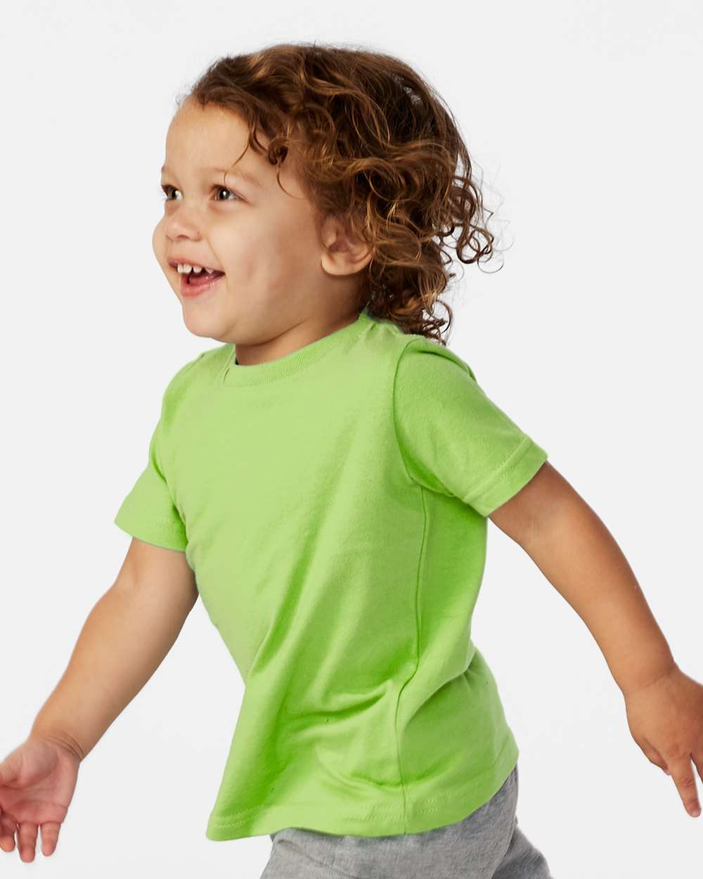 Toddler Fine Jersey Tee - OnModelSide - B31838173 - Key Lime