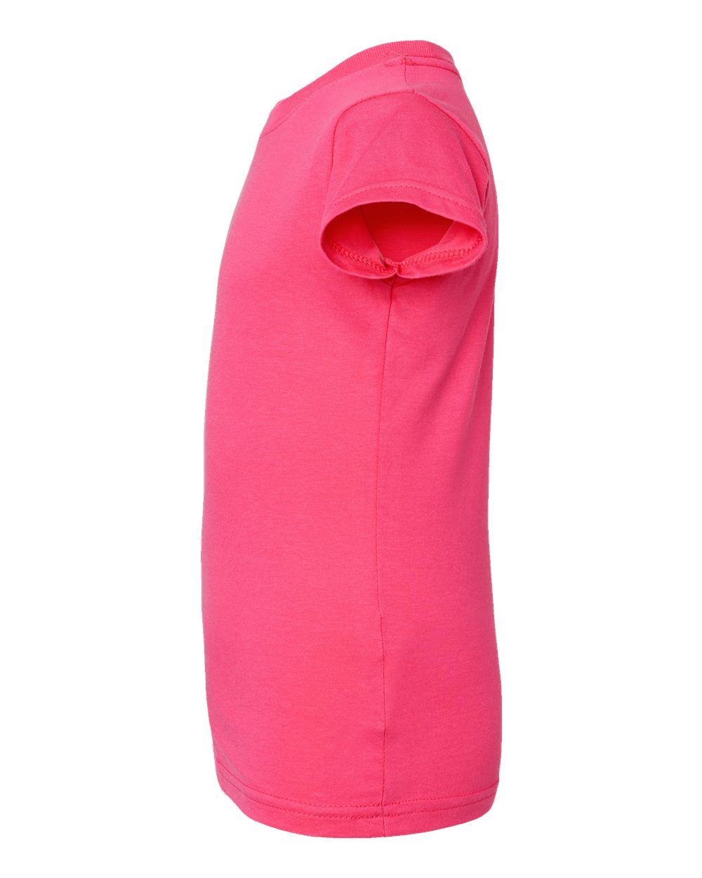 Toddler Girls Fine Jersey Tee - DirectSide - B32038313 - Hot Pink