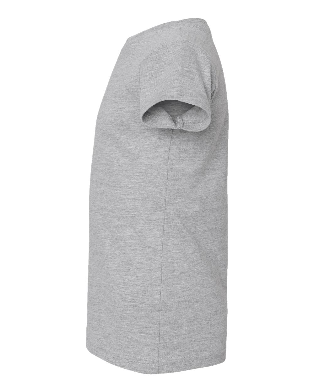 Toddler Girls Fine Jersey Tee - DirectSide - B32038583 - Heather