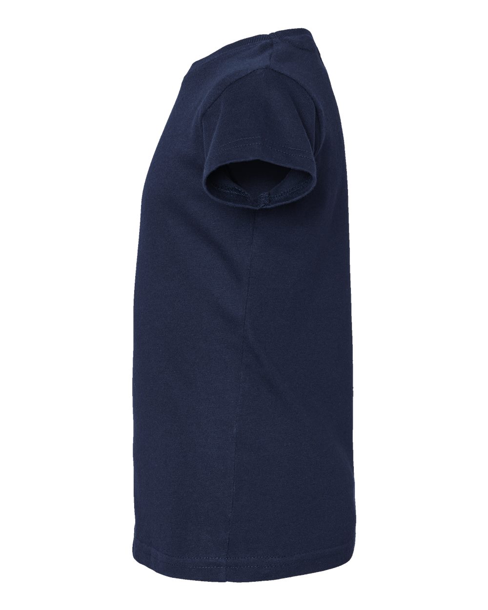 Toddler Girls Fine Jersey Tee - DirectSide - B32038653 - Navy