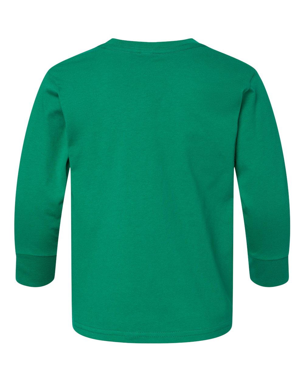 Toddler Fine Jersey Long Sleeve Tee - Back - B24638602 - Kelly