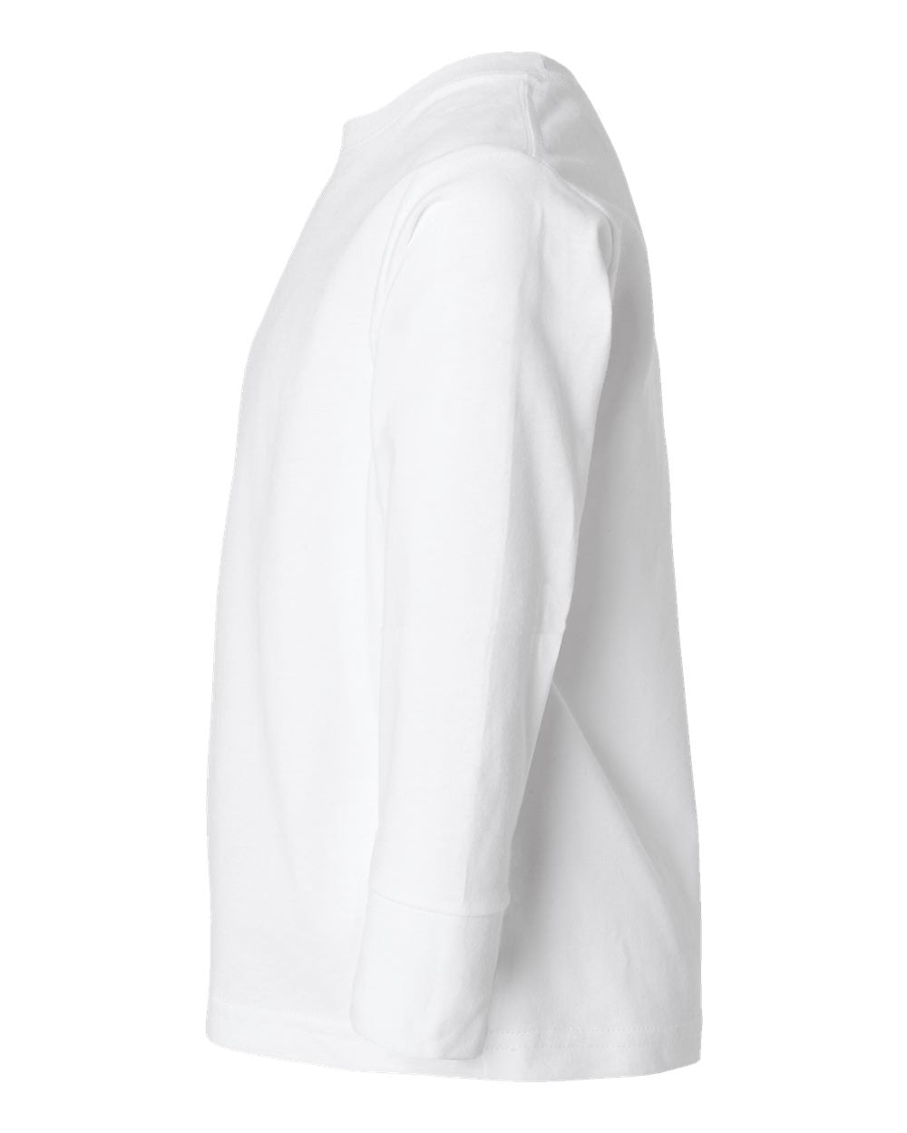 Toddler Fine Jersey Long Sleeve Tee - DirectSide - B24638002 - White