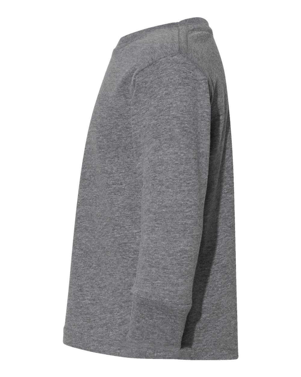Toddler Fine Jersey Long Sleeve Tee - DirectSide - B24638132 - Granite Heather