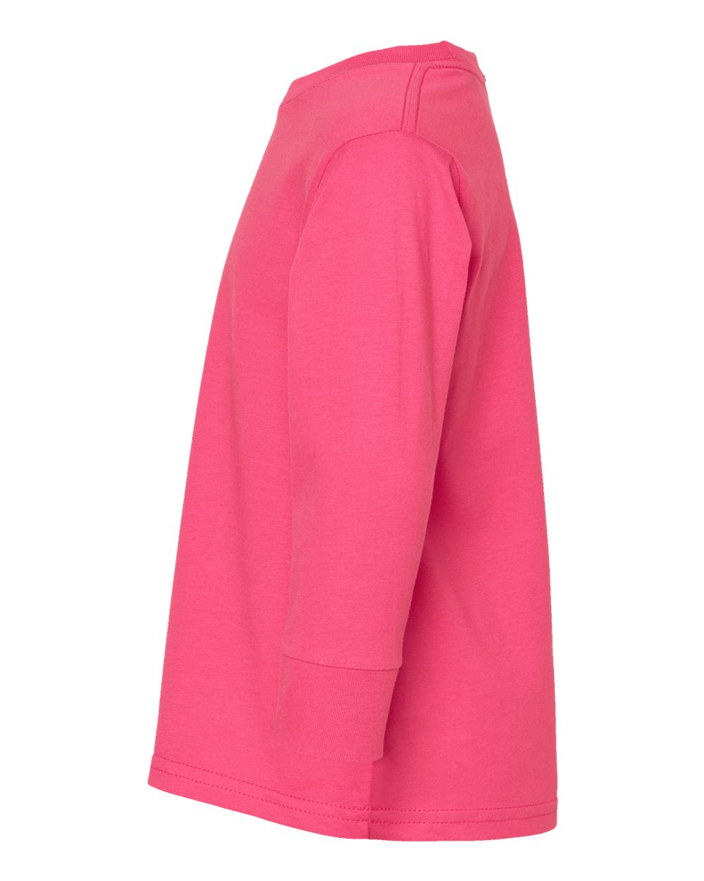 Toddler Fine Jersey Long Sleeve Tee - DirectSide - B24638312 - Hot Pink
