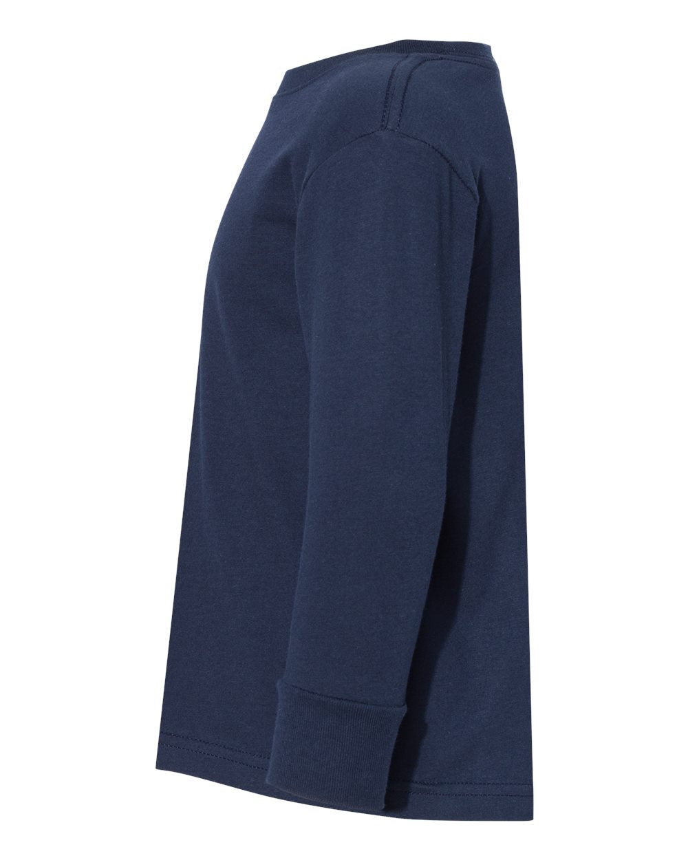 Toddler Fine Jersey Long Sleeve Tee - DirectSide - B24638652 - Navy