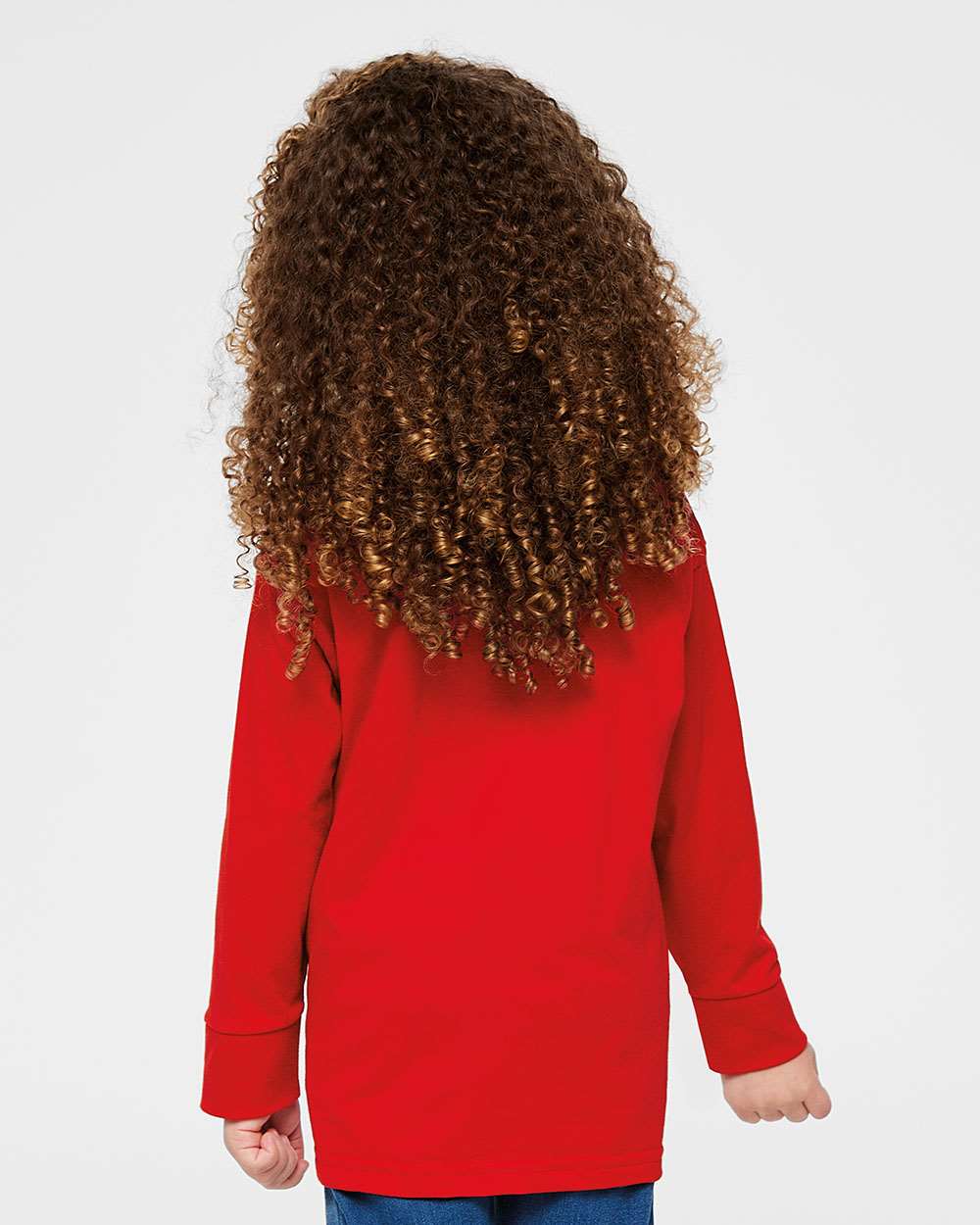 Toddler Fine Jersey Long Sleeve Tee - OnModelBack - B24638702 - Red
