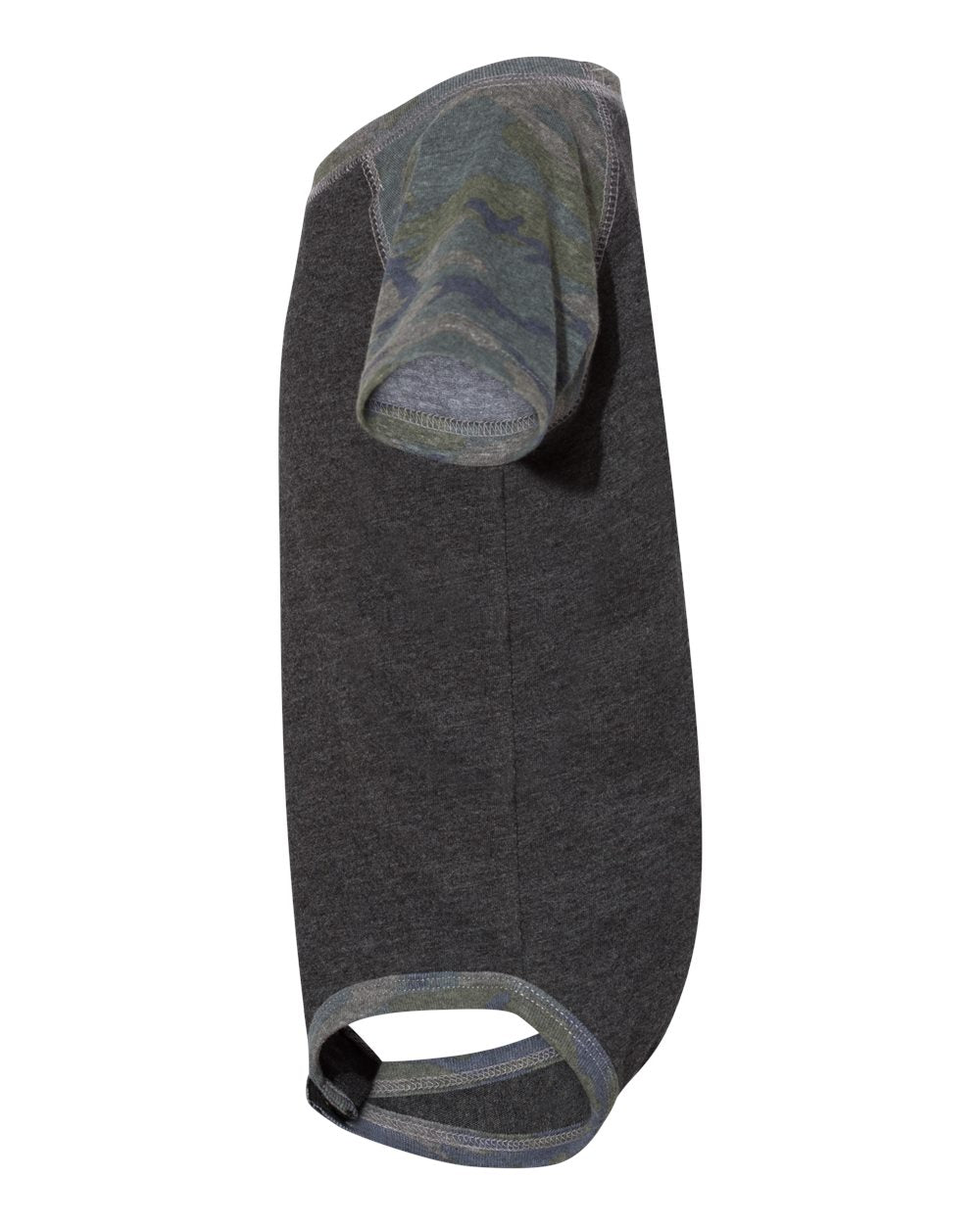 Infant Baseball Fine Jersey Bodysuit - DirectSide - B30538621 - Vintage Smoke/ Vintage Camo