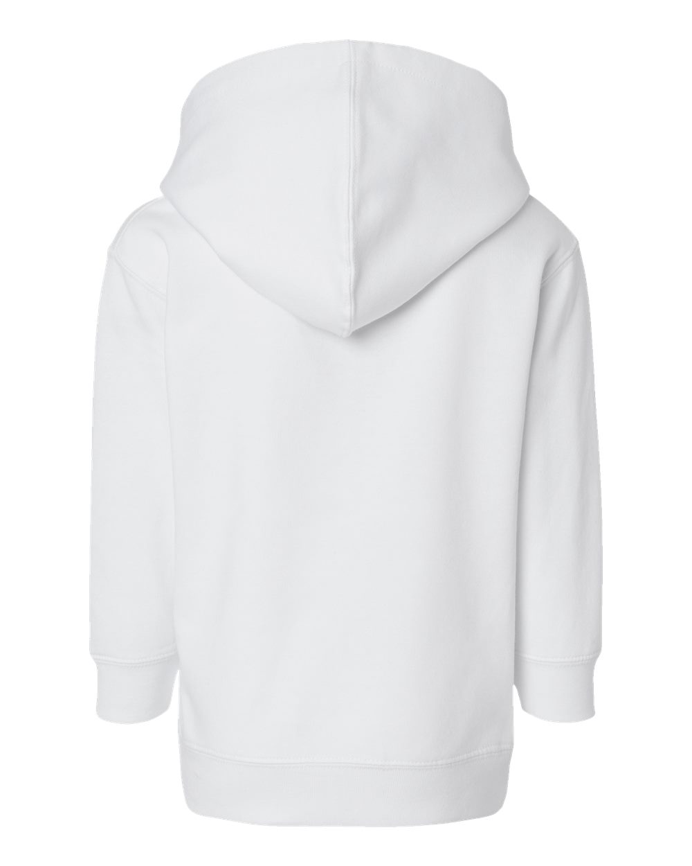 Toddler Pullover Fleece Hoodie - Back - B32238003 - White