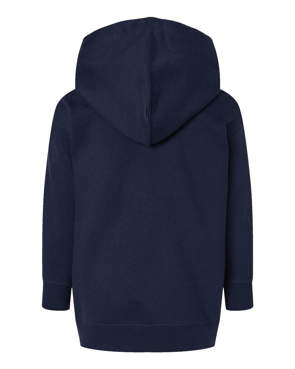 Toddler Pullover Fleece Hoodie - Back - B32238653 - Navy