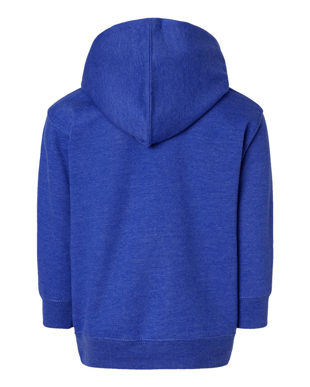 Toddler Pullover Fleece Hoodie - Back - B32238743 - Vintage Royal