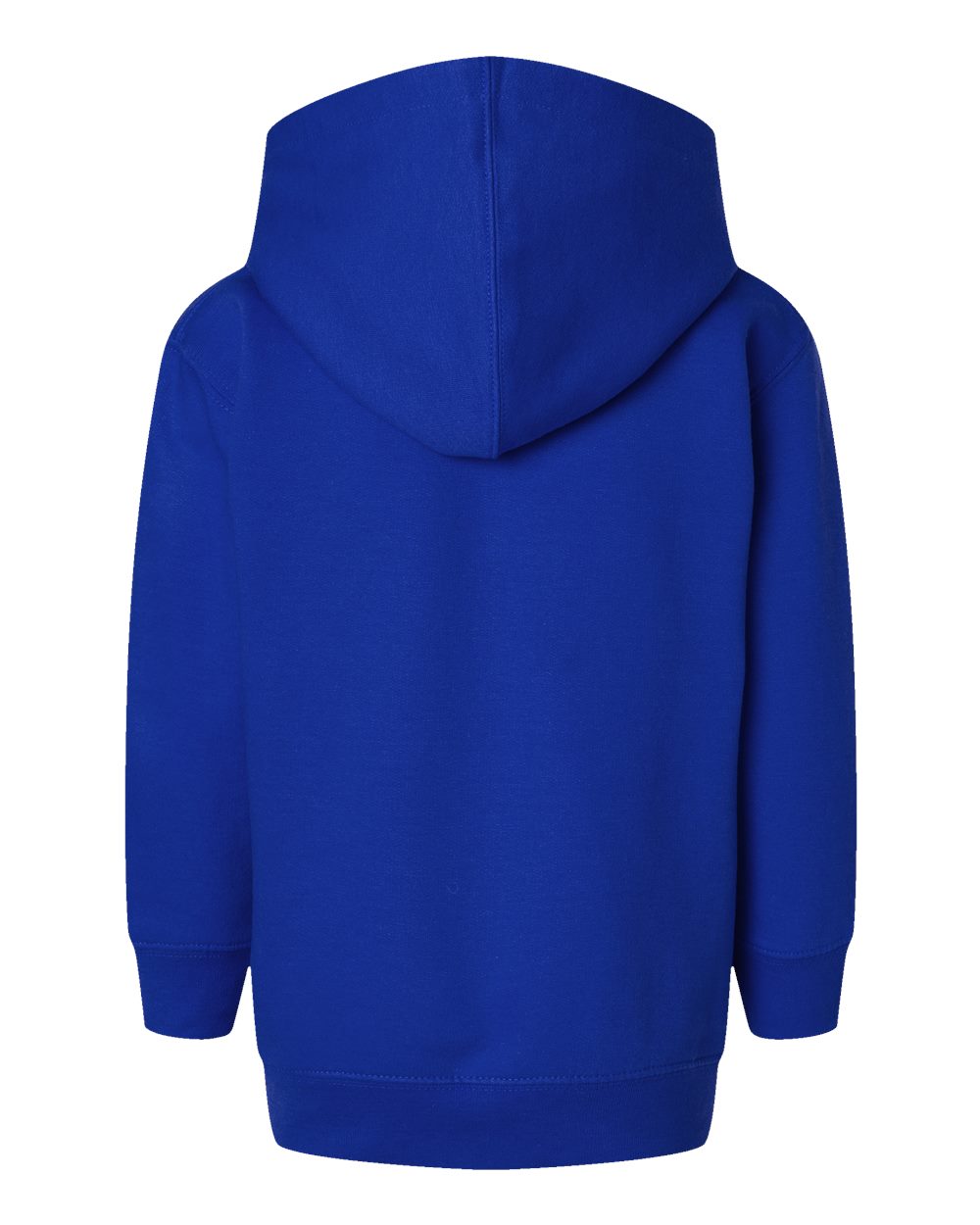 Toddler Pullover Fleece Hoodie - Back - B32238753 - Royal