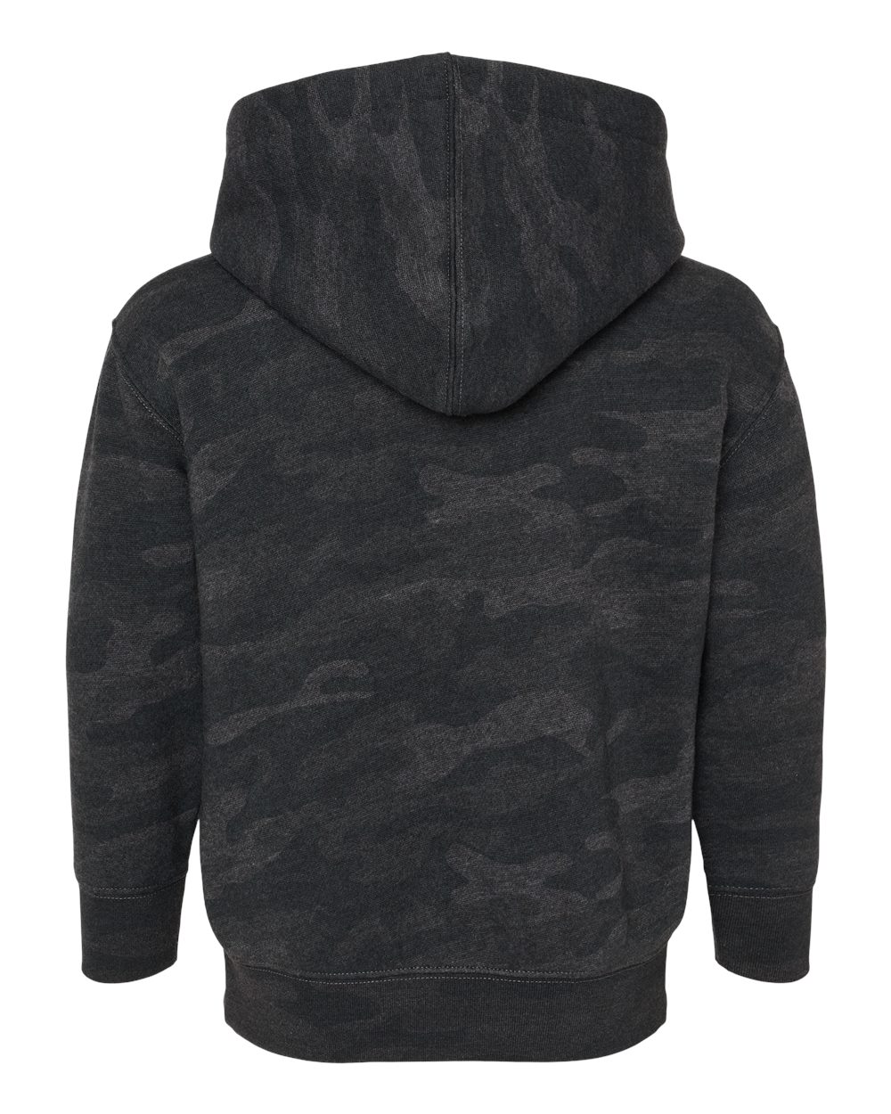 Toddler Pullover Fleece Hoodie - Back - B32238953 - Storm Camo
