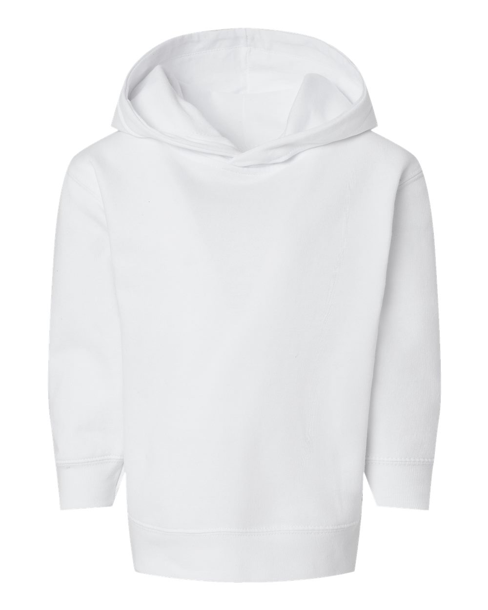 Toddler Pullover Fleece Hoodie - Front - B32238003 - White