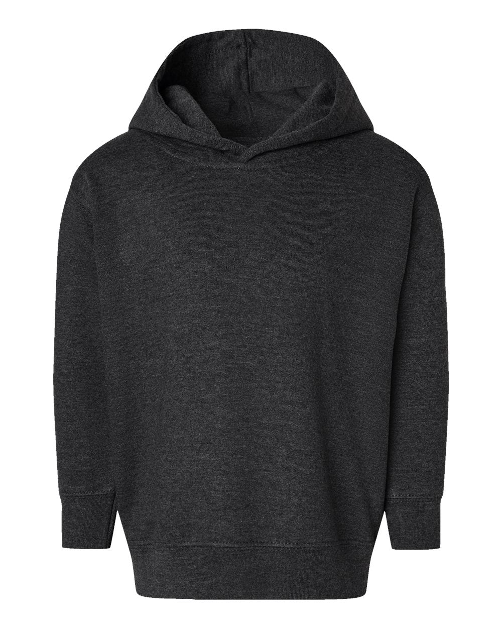Toddler Pullover Fleece Hoodie - Front - B32238133 - Vintage Smoke