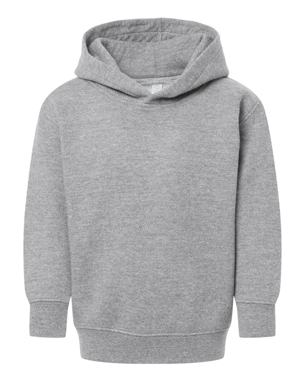 Toddler Pullover Fleece Hoodie - Front - B32238583 - Heather
